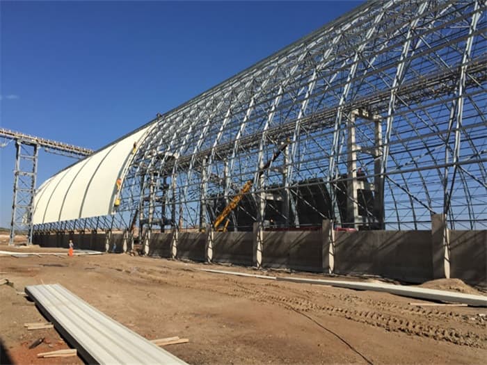 昆明水泥厂网架安装